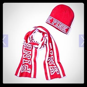 PINK hat & scarf set
